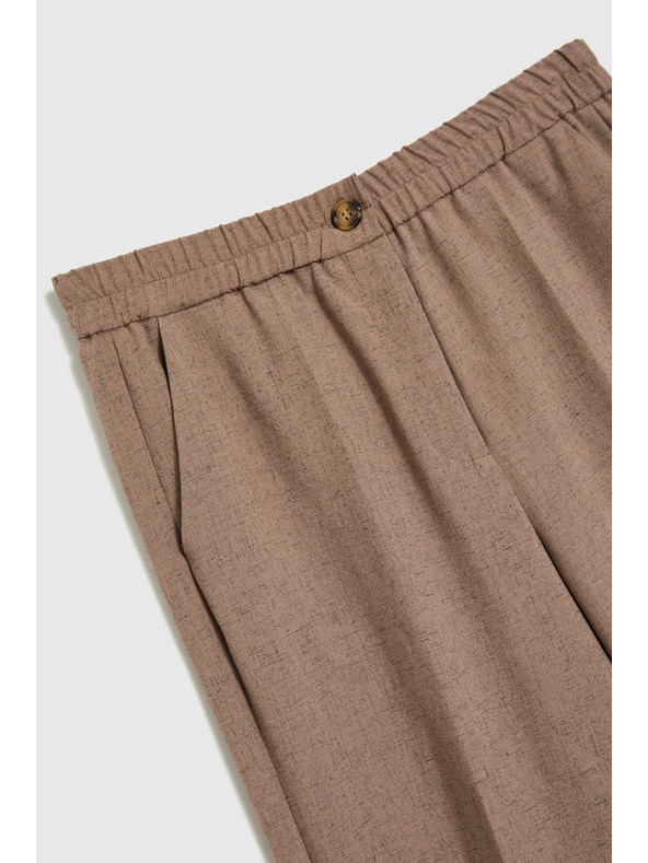 Moodo Smeđe cigarete hlače Moodo