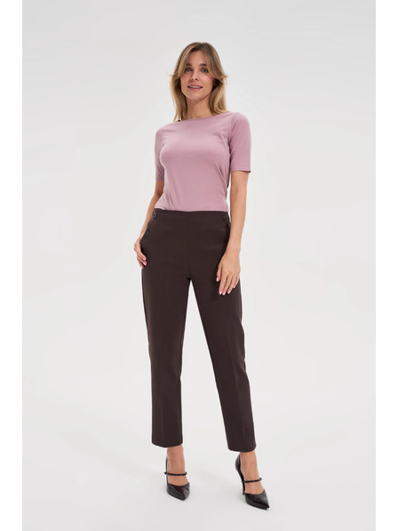 Moodo Smeđe cigarete hlače Moodo