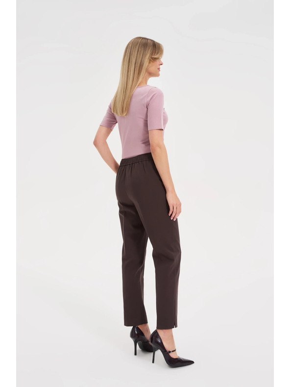 Moodo Smeđe cigarete hlače Moodo