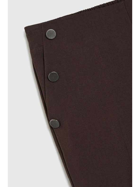 Moodo Smeđe cigarete hlače Moodo