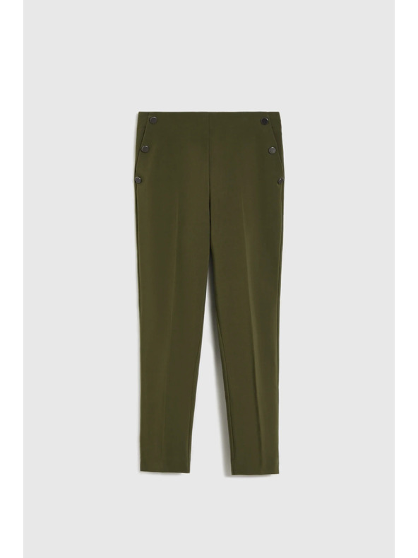 Moodo Tamno maslinaste cigarete hlače Moodo