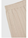 Moodo Bež hlače širokih nogavica Moodo