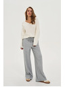 Moodo Sive hlače širokih nogavica Moodo