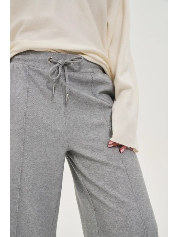Moodo Sive hlače širokih nogavica Moodo