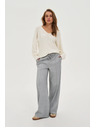 Moodo Sive hlače širokih nogavica Moodo