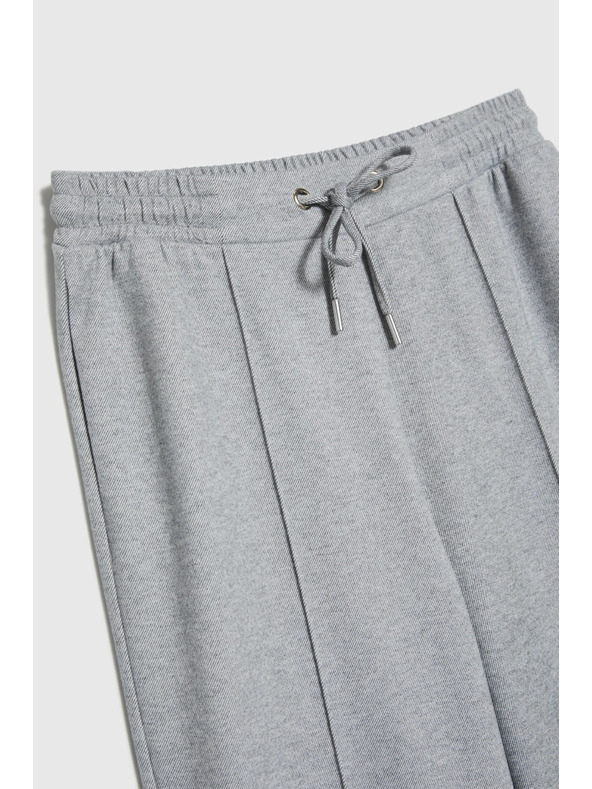 Moodo Sive hlače širokih nogavica Moodo