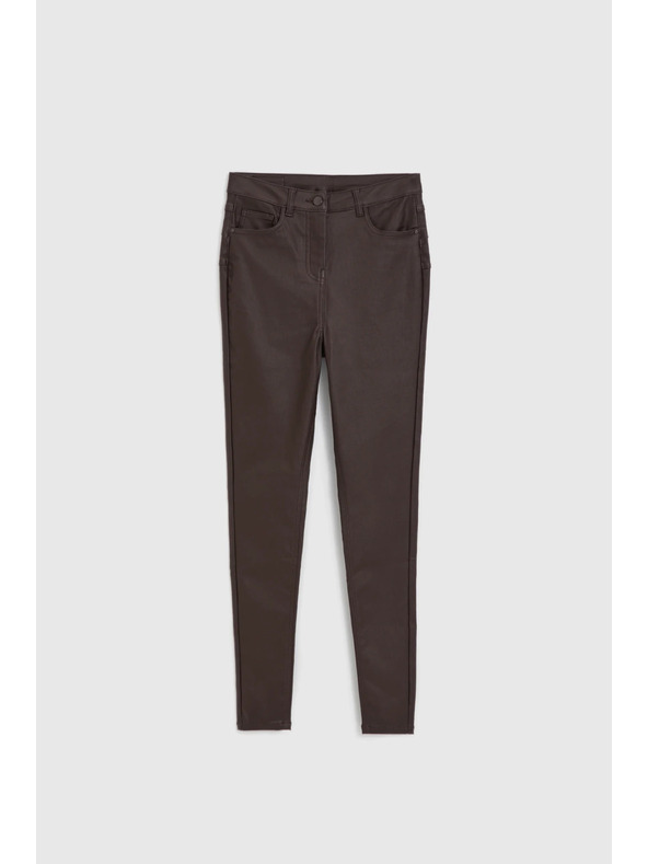 Moodo Voskane smeđe hlače Moodo