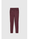Moodo Voskane hlače boje vina Moodo