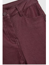 Moodo Voskane hlače boje vina Moodo