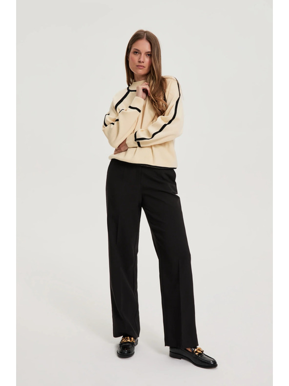 Moodo Crne hlače s pojasom Moodo