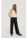 Moodo Crne hlače s pojasom Moodo