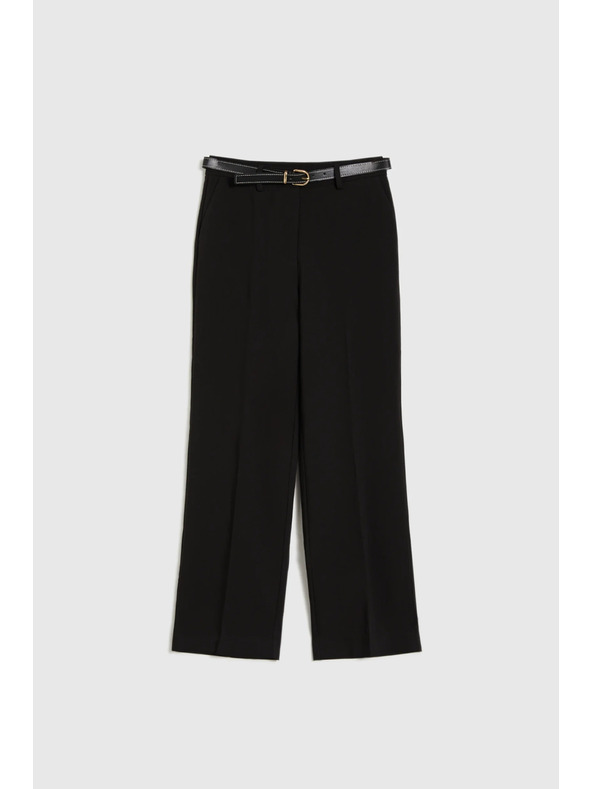 Moodo Crne hlače s pojasom Moodo