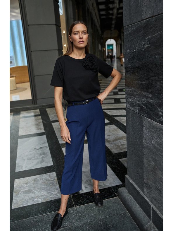 Moodo Tamno plave hlače s pojasom Moodo
