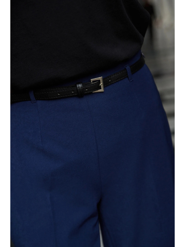 Moodo Tamno plave hlače s pojasom Moodo