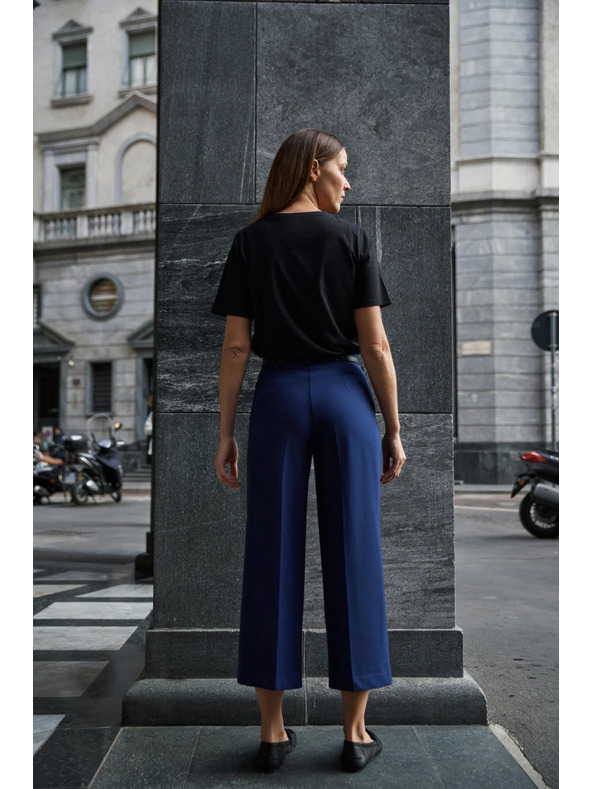 Moodo Tamno plave hlače s pojasom Moodo