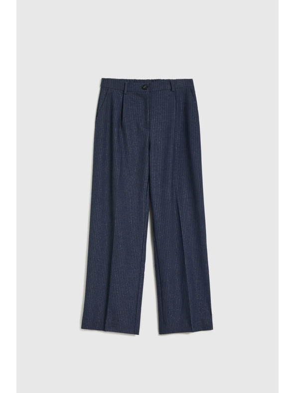 Moodo Tamno plave prugaste hlače Moodo