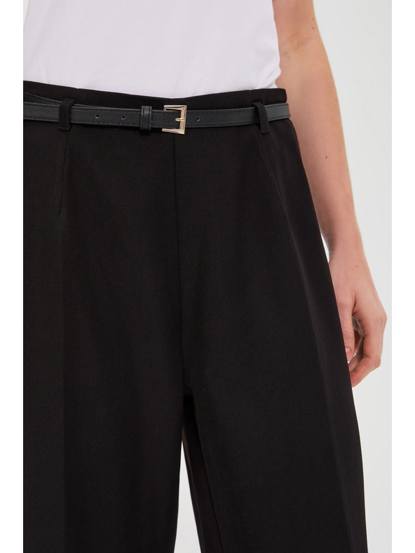 Moodo Crne hlače s pojasom Moodo
