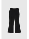 Moodo Crne zvonaste hlače Moodo
