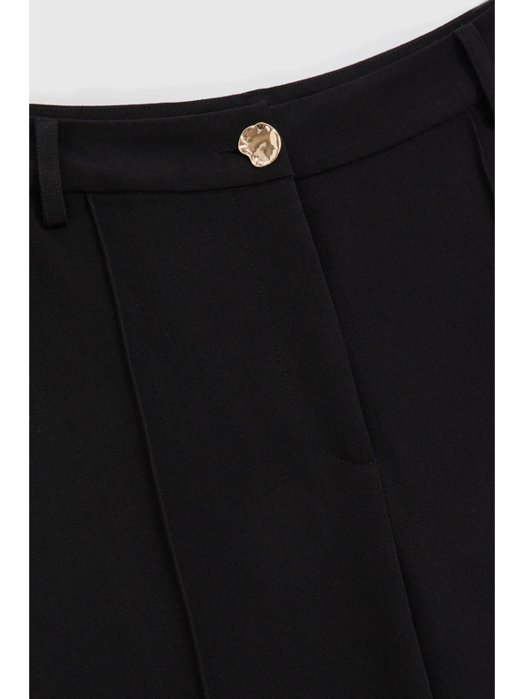 Moodo Crne zvonaste hlače Moodo