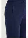 Moodo Glatke hlače tamno plave boje Moodo
