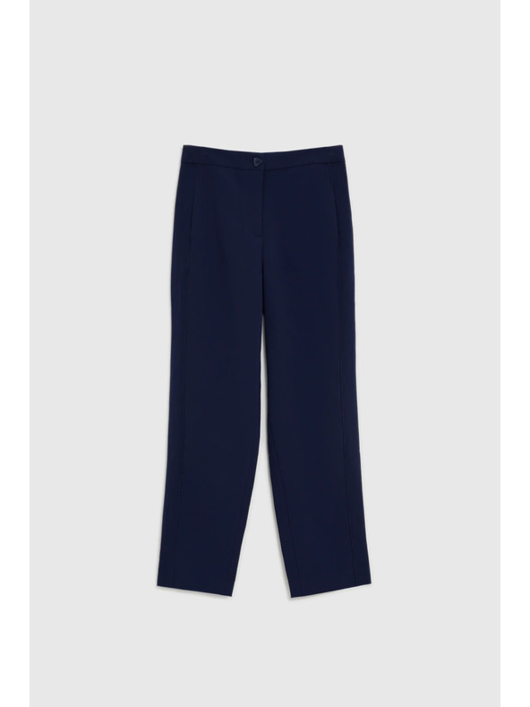 Moodo Glatke hlače tamno plave boje Moodo