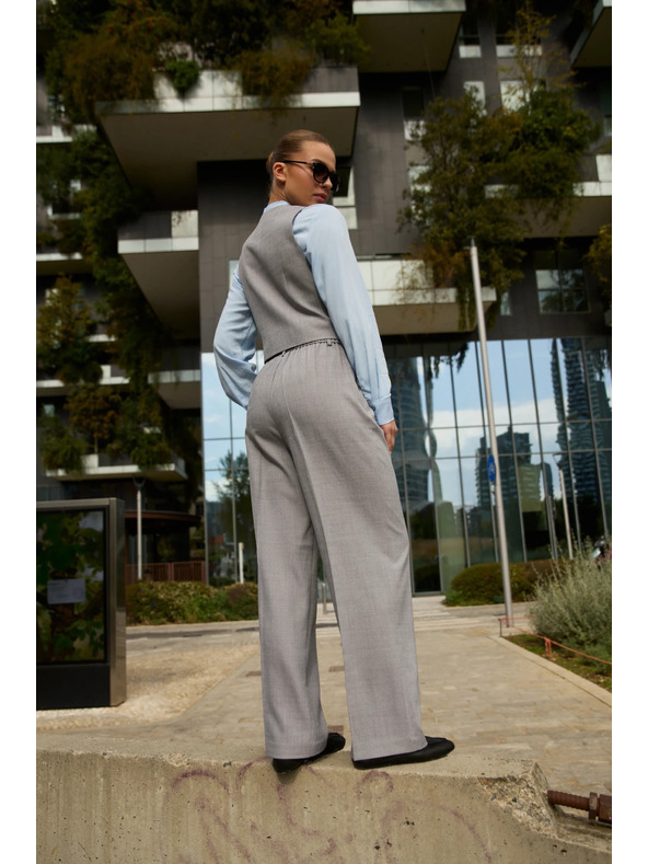 Moodo Sive hlače sa strukturom Moodo