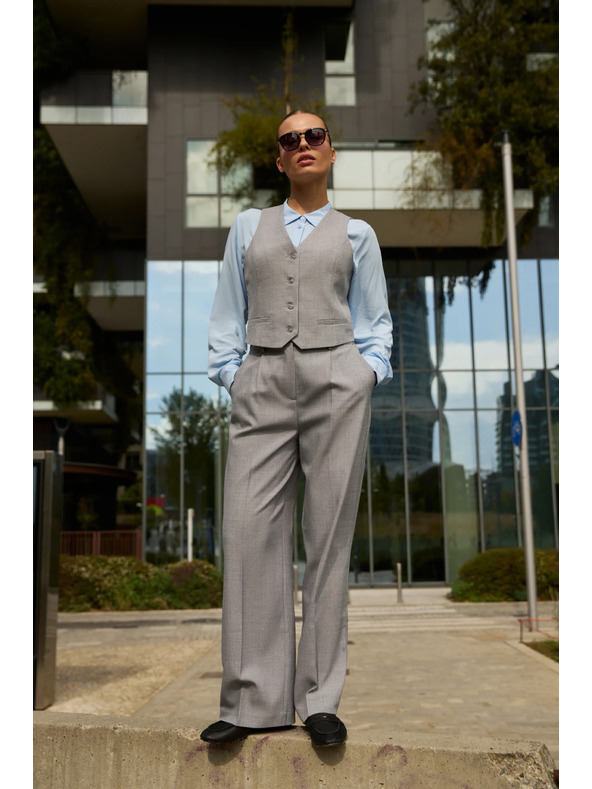 Moodo Sive hlače sa strukturom Moodo