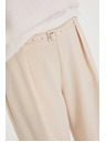 Moodo Bež hlače s pojasom Moodo