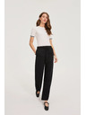 Moodo Crne viskozne hlače Moodo