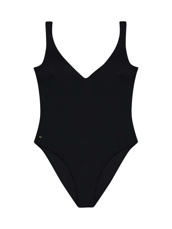 Moodo Glatki jednodjelni crni kupaći kostim Moodo