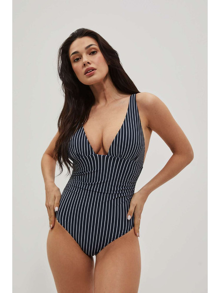 Moodo Jednodjelni kupaći kostim u prugama tamno plavi Moodo
