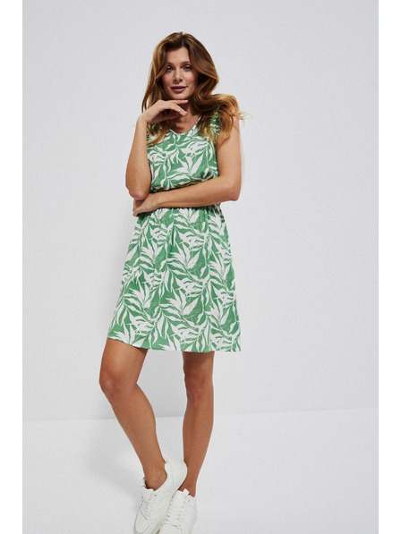 Moodo Uzorkovane haljine od viskoze malahit Moodo