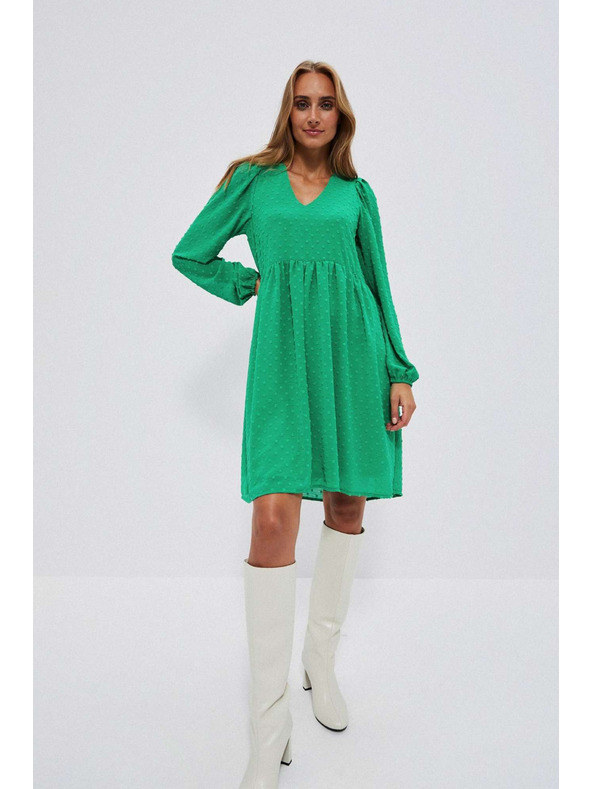 Moodo Zelene haljine s napuhanim rukavima Moodo