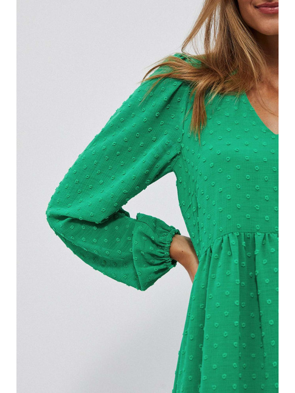 Moodo Zelene haljine s napuhanim rukavima Moodo