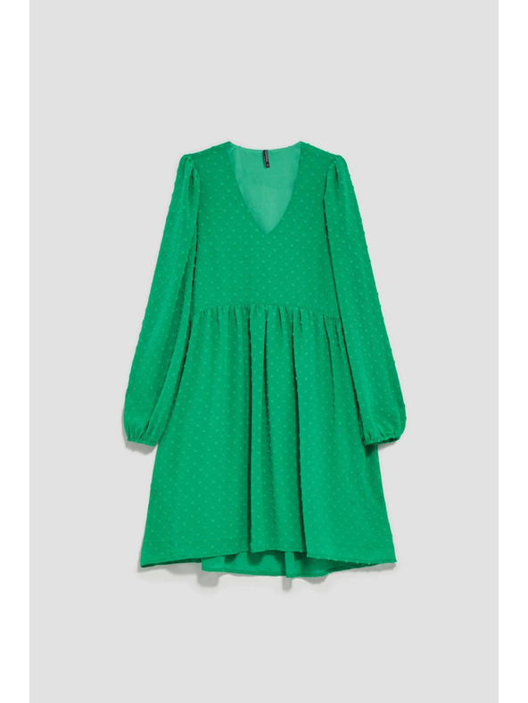 Moodo Zelene haljine s napuhanim rukavima Moodo