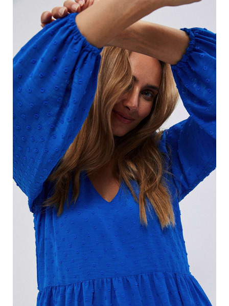 Moodo Plave haljine s napuhanim rukavima Moodo