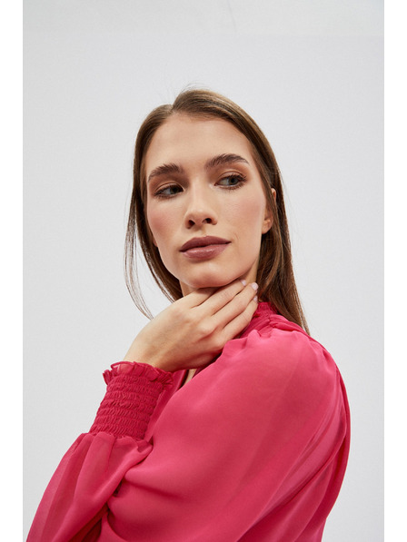 Moodo Haljina s volanom i napuhanim rukavima Moodo