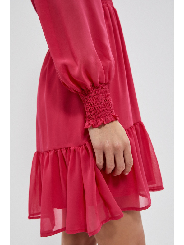 Moodo Haljina s volanom i napuhanim rukavima Moodo