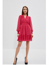 Moodo Haljina s volanom i napuhanim rukavima Moodo