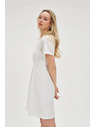 Moodo Bijele pamučne haljine s golim leđima Moodo