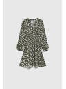 Moodo Proširene haljine s cvjetnim uzorkom maslinaste Moodo