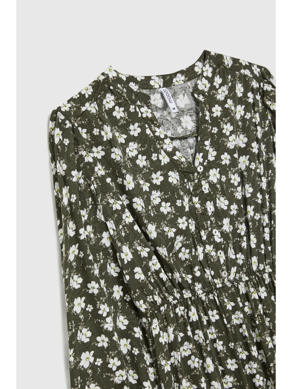 Moodo Proširene haljine s cvjetnim uzorkom maslinaste Moodo