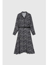 Moodo Viskozne haljine s pojasom sive Moodo