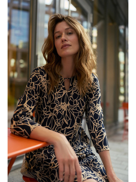 Moodo Tamno plave cvjetne haljine Moodo