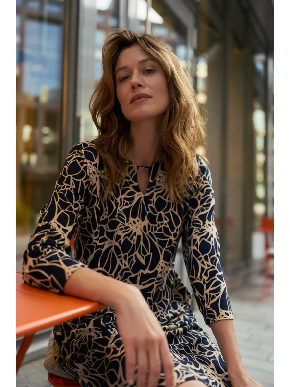 Moodo Tamno plave cvjetne haljine Moodo