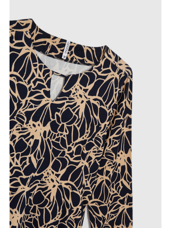 Moodo Tamno plave cvjetne haljine Moodo