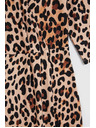 Moodo Bež haljine s leopard uzorkom Moodo