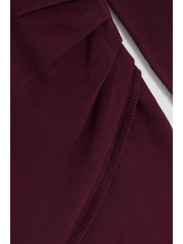 Moodo Pletene burgundy haljine Moodo