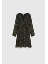 Moodo Maslinaste haljine sa životinjskim uzorkom Moodo