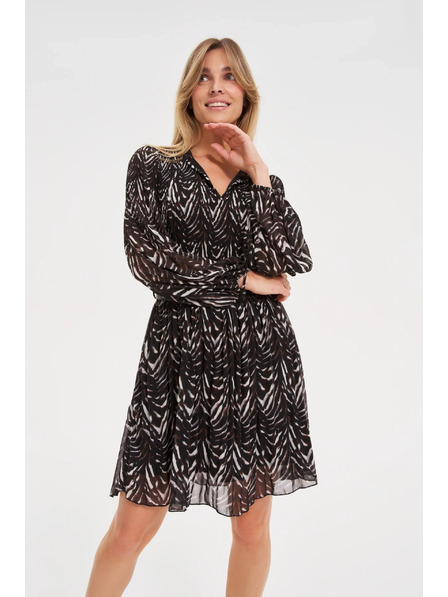 Moodo Smeđe haljine s pojasom Moodo